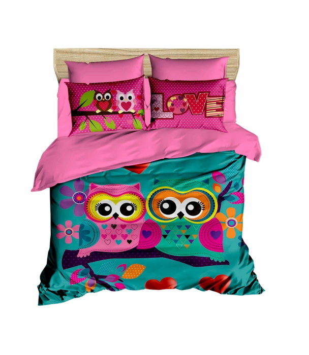L'essentiel linge de maison Juego de Funda de Edredón Doble con Impresión 3D L'essentiel linge de maison Juego de Funda de Edredón Doble con Impresión 3D